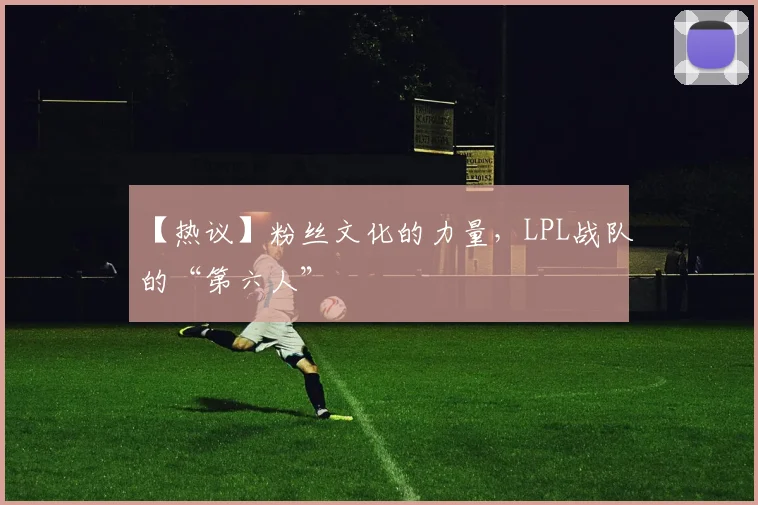 【热议】粉丝文化的力量，LPL战队的“第六人”